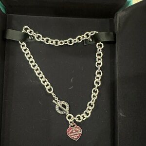 Silver Heart Charm Necklace